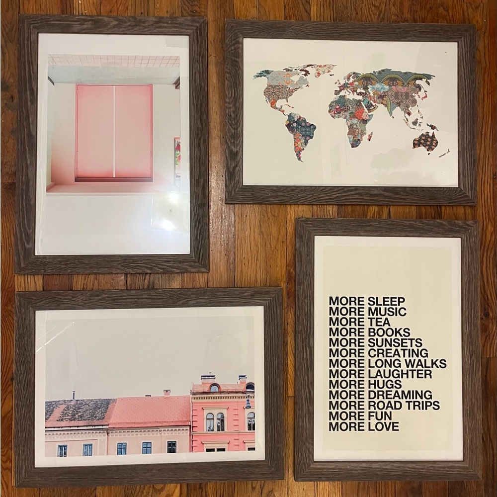 Framed Prints for Sale - Set of 4 of Individual